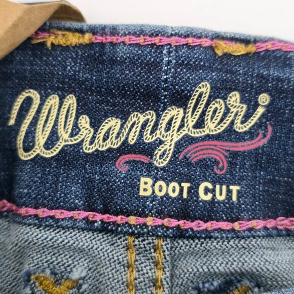 NWT Wrangler Retro Mae Bootcut Jeans 5 Jr Blue Western Y2K - Picture 9 of 9
